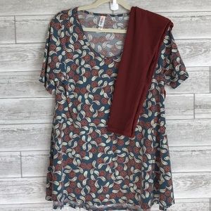 Lularoe Perfect T medium & OS leggings